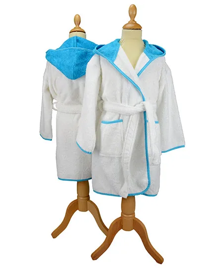 White / Aqua Blue