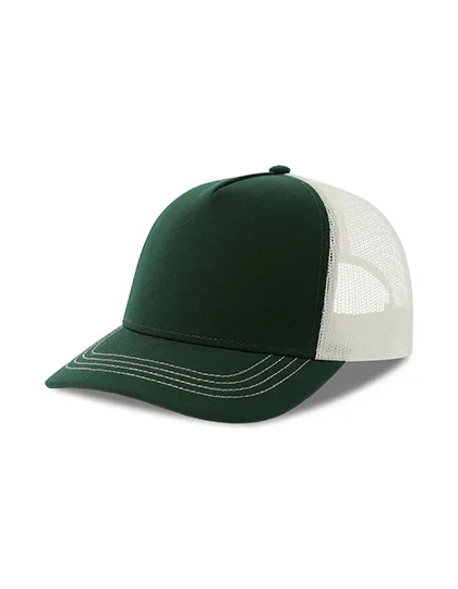 Bottle Green / White