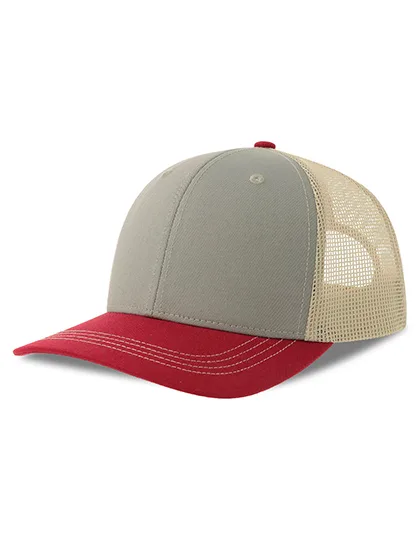 Grey / Cardinal Red / Stone