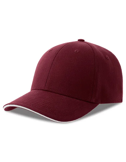 Burgundy / White