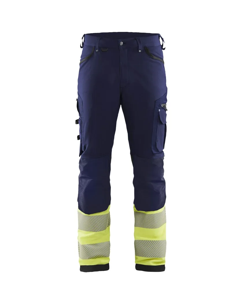 High Vis Arbeitshose 4-Wege-Stretch ohne Werkzeugtaschen 1193