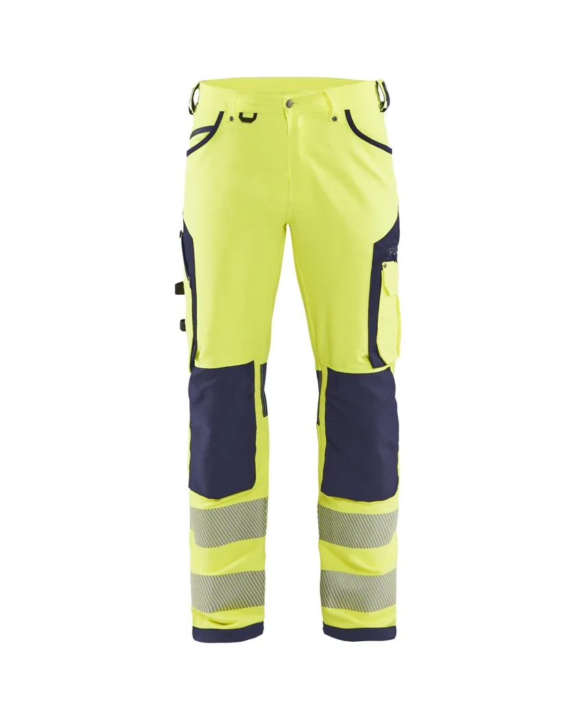 High Vis Arbeitshose 4-Wege-Stretch ohne Werkzeugtaschen 1197