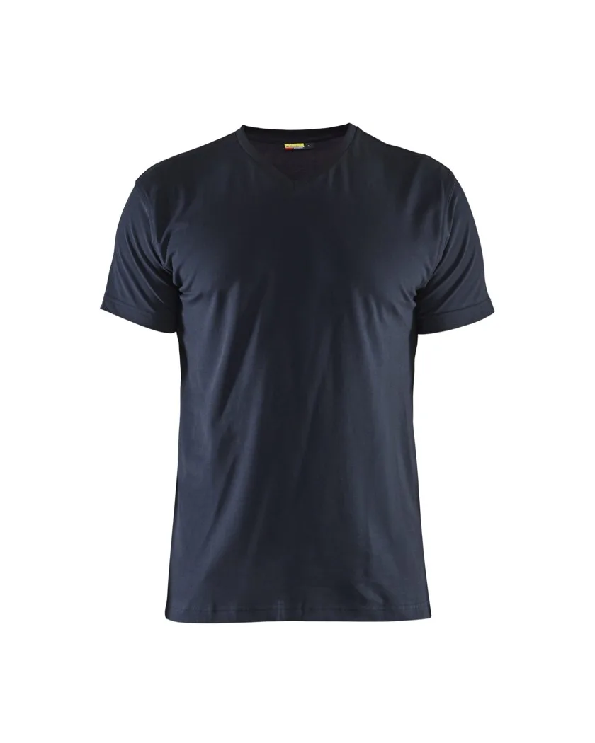 T-Shirt mit V-Kragen 3360