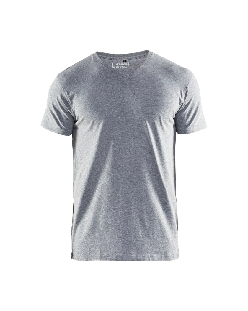T-Shirt mit V-Kragen 3360