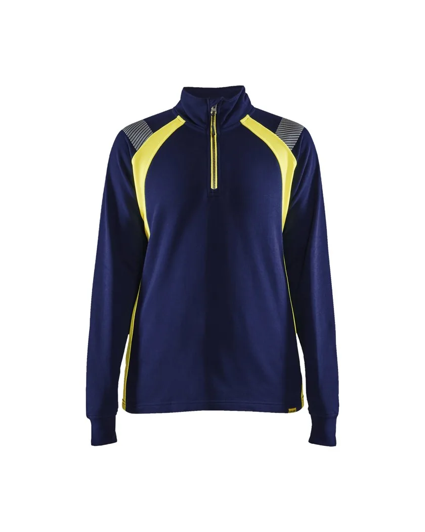 Damen Sweatshirt Half-zip 3403