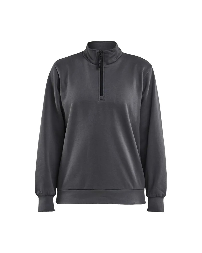 Damen Sweatshirt Half-Zip 3414