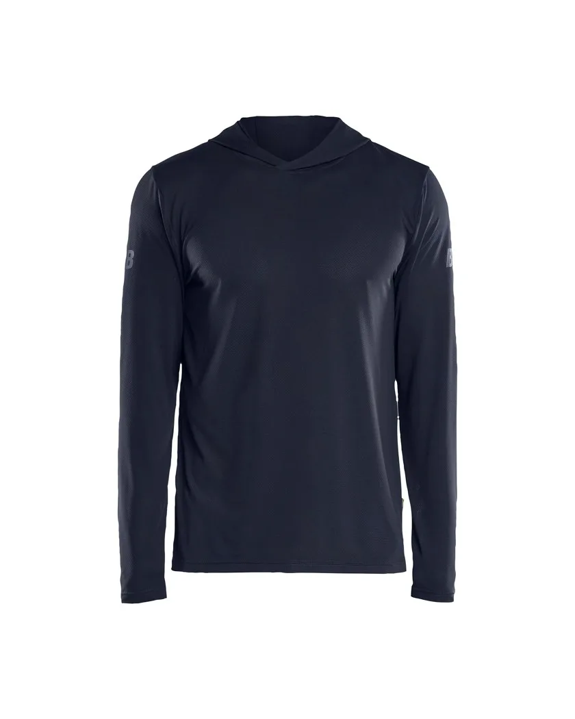 UV Funktions Langarmshirt mit Kapuze 3417