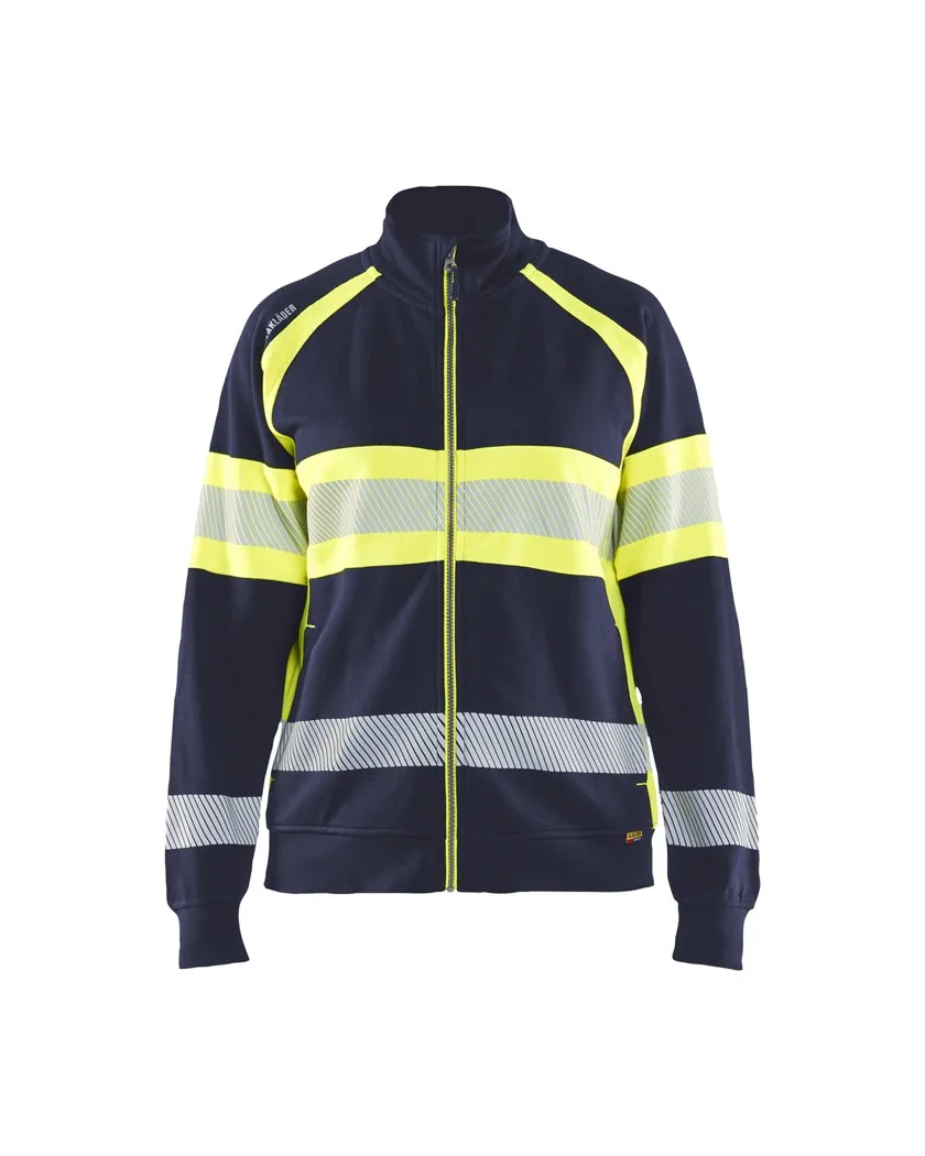 Damen High Vis Sweatjacke 3505