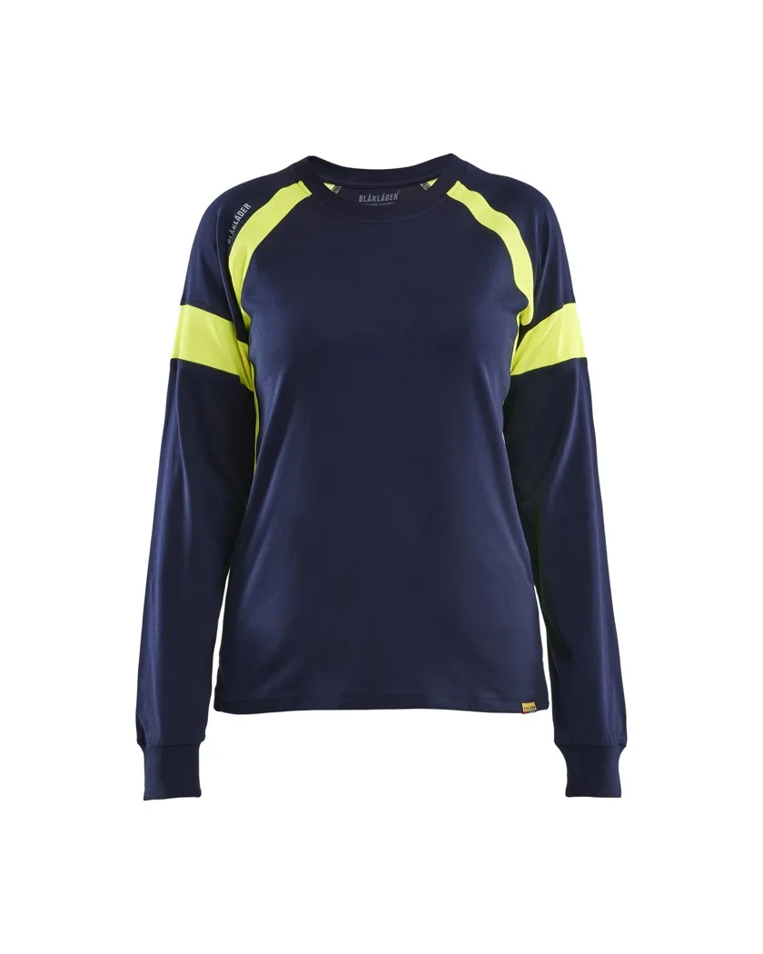 Damen Langarmshirt mit High Vis 3521
