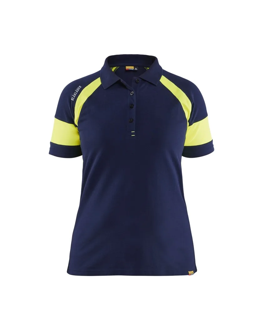 Damen Poloshirt mit High Vis 3529