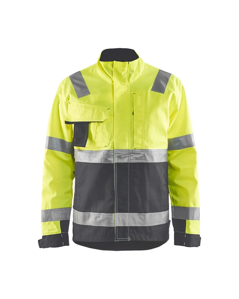 High Vis Gelb/Mittelgrau