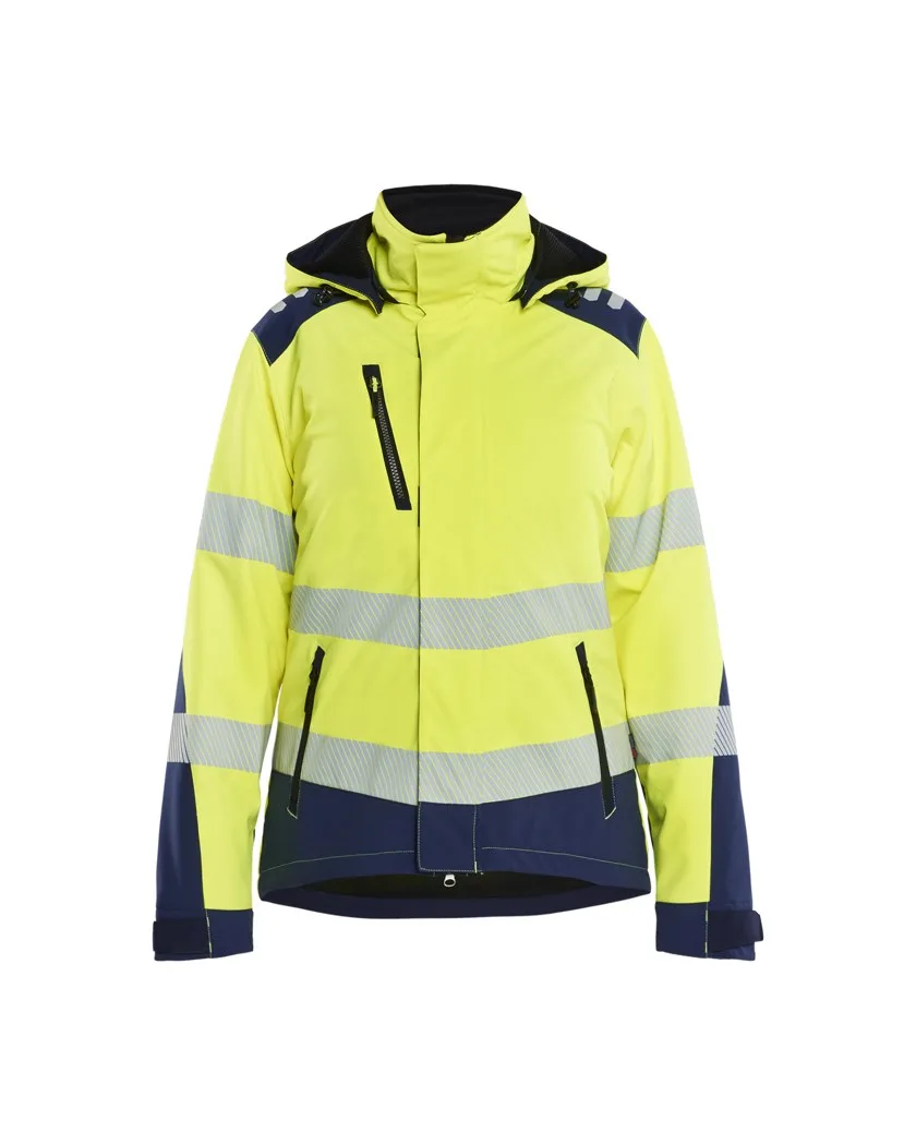 Damen High Vis Softshell Winterjacke 4401