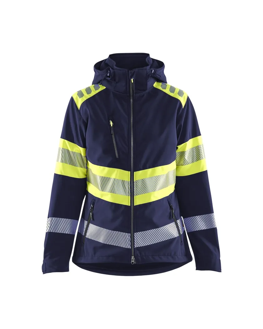 Damen High Vis Softshell Jacke 4404
