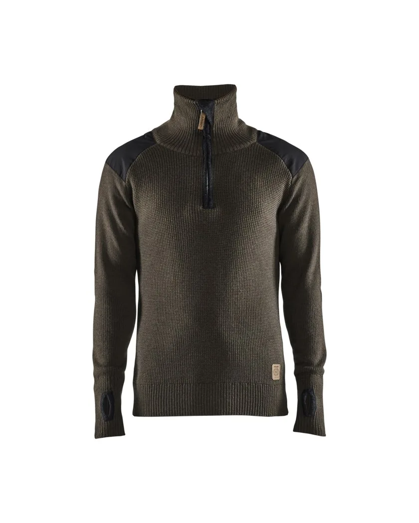 Wollsweater Half Zip 4630