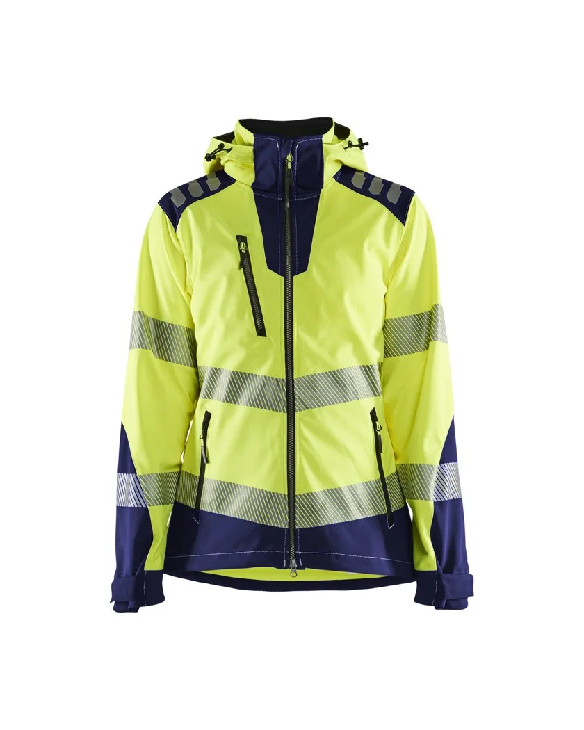 Damen High Vis Softshell Jacke 4791
