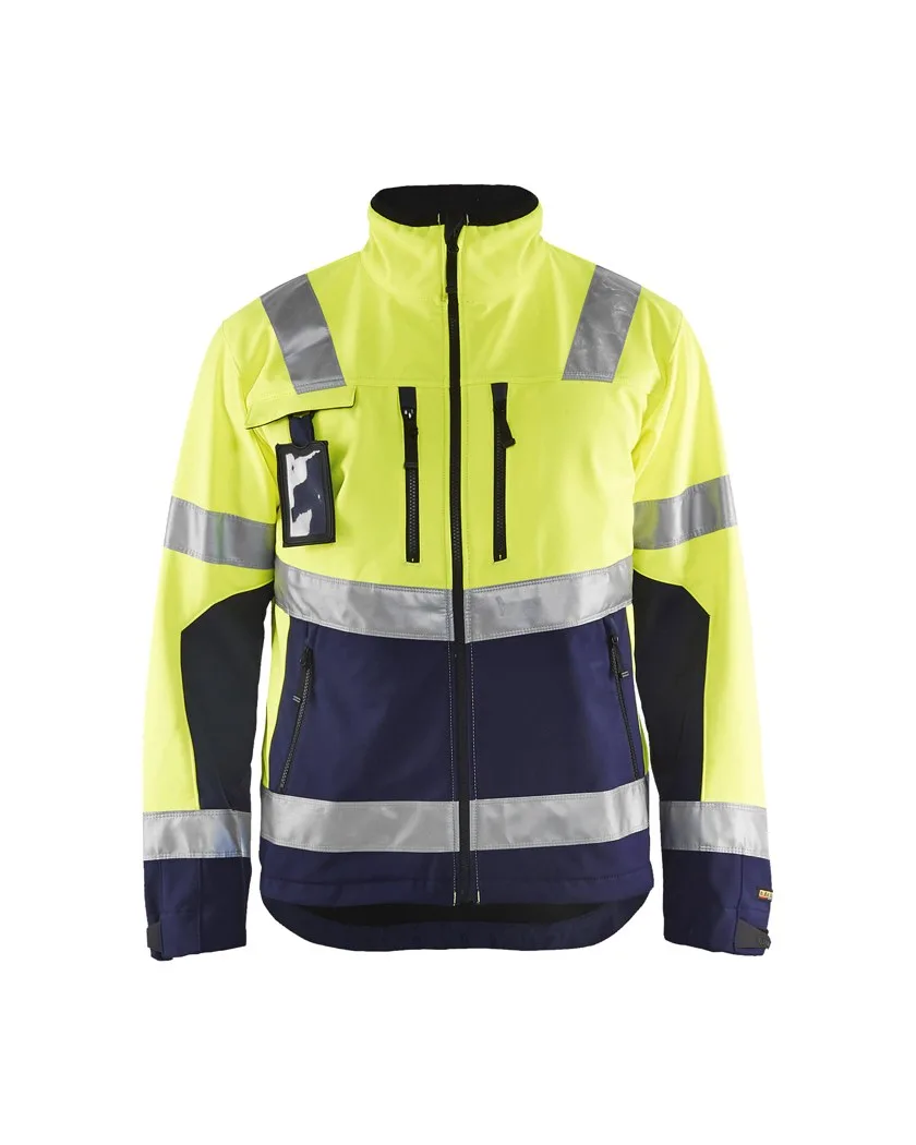High Vis Softshell Jacke 4900
