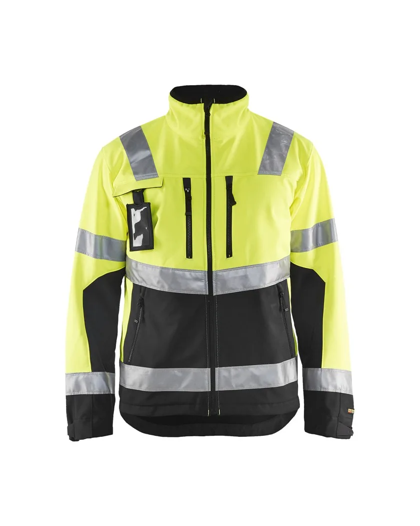 High Vis Softshell Jacke 4900
