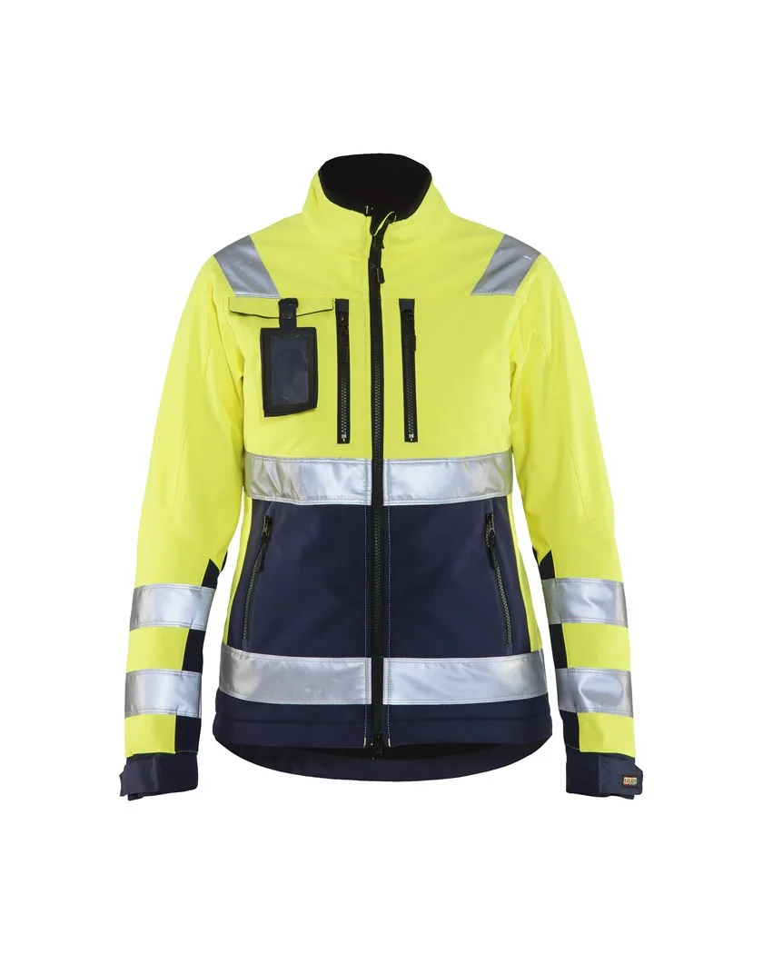 Damen High Vis Softshell Jacke 4902