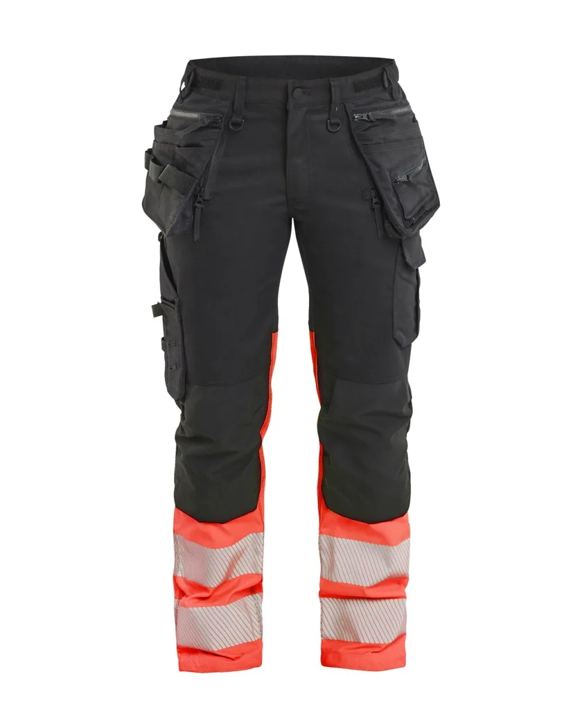 Schwarz/High Vis Rot
