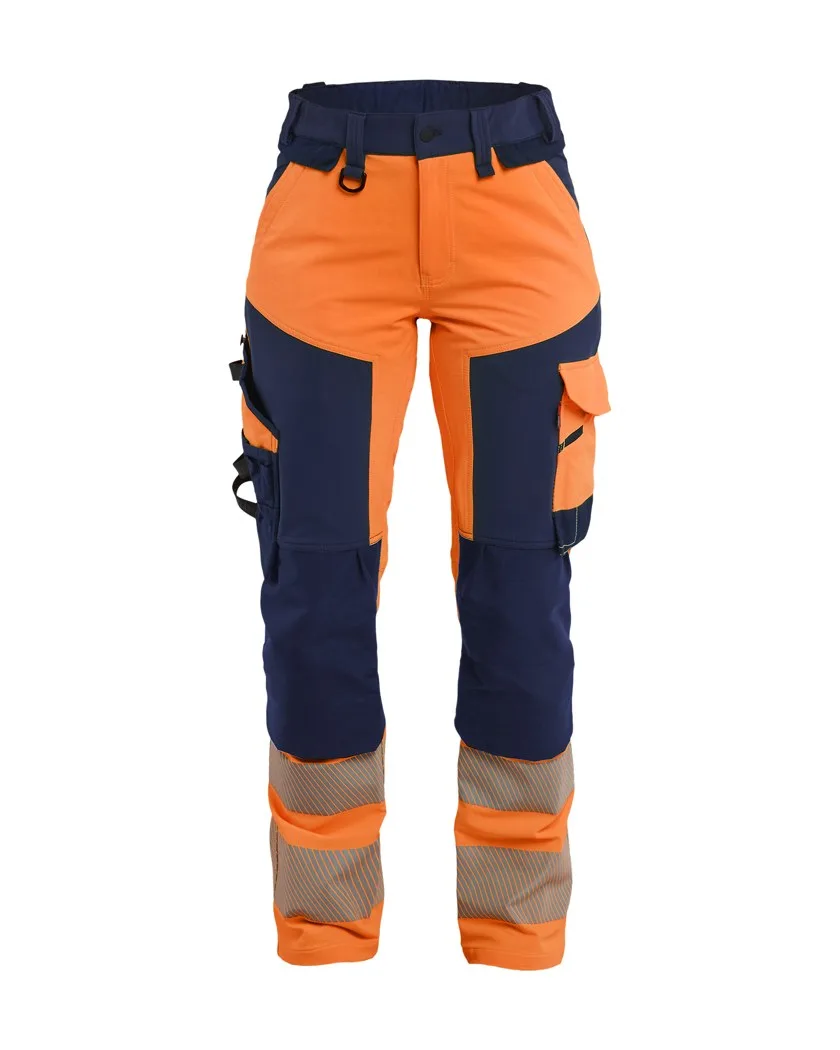 High Vis Orange/Marineblau