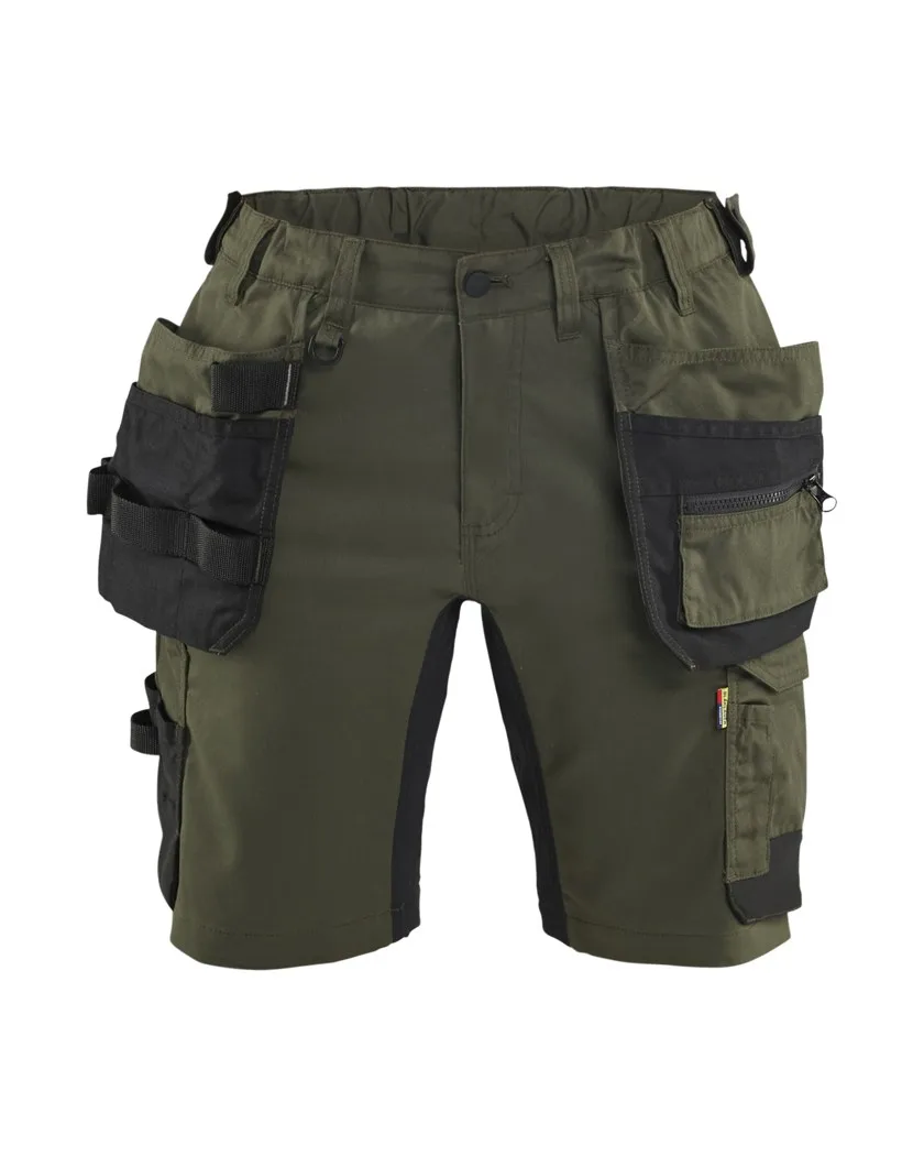 Damen Handwerker Shorts mit Stretch 7133