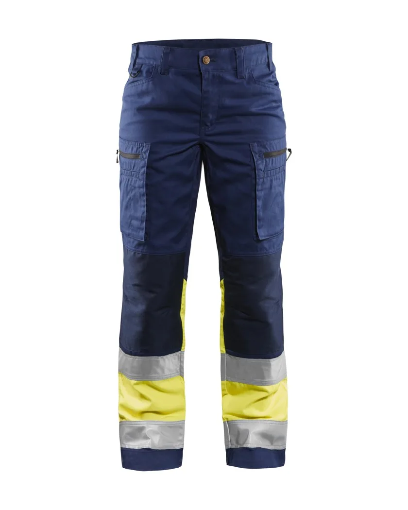 Damen High Vis Arbeitshose mit Stretch 7161