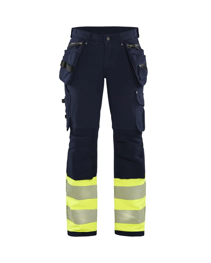 Damen High Vis Arbeitshose 4-Wege-Stretch 7193