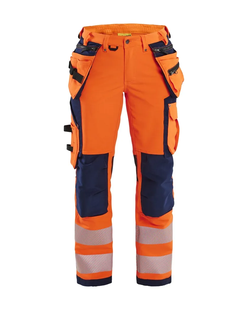 High Vis Orange/Marineblau