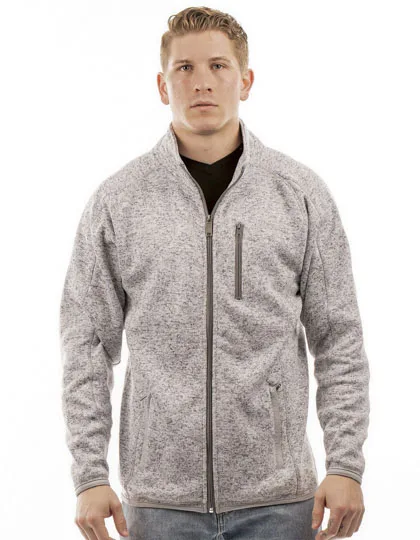 Men´s Full Zip Sweater Knit Jacket