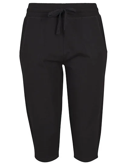Ladies` Terry 3/4 Jogging Pants
