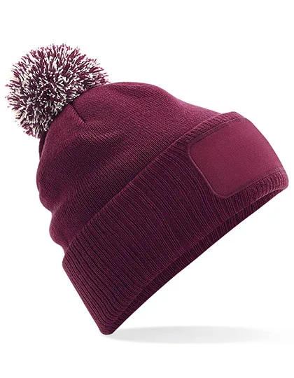 Burgundy / Off White