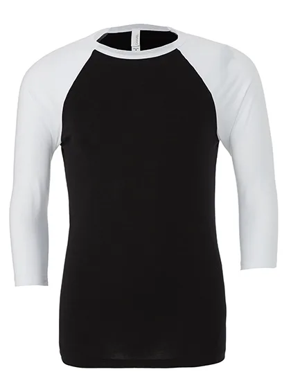 Unisex 3/4 Sleeve Baseball T-Shirt
