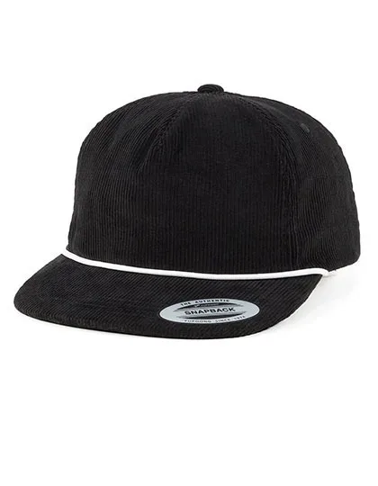 YP CLASSICS Unstructured Corduroy cap with braid rope