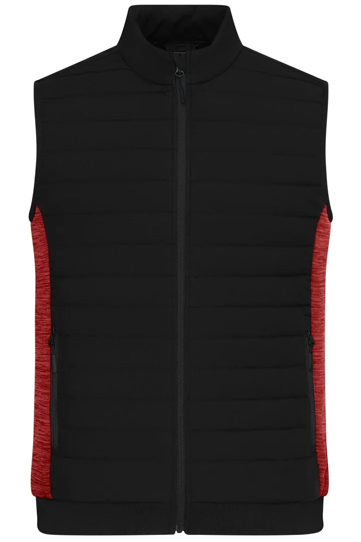 Black / Red Melange