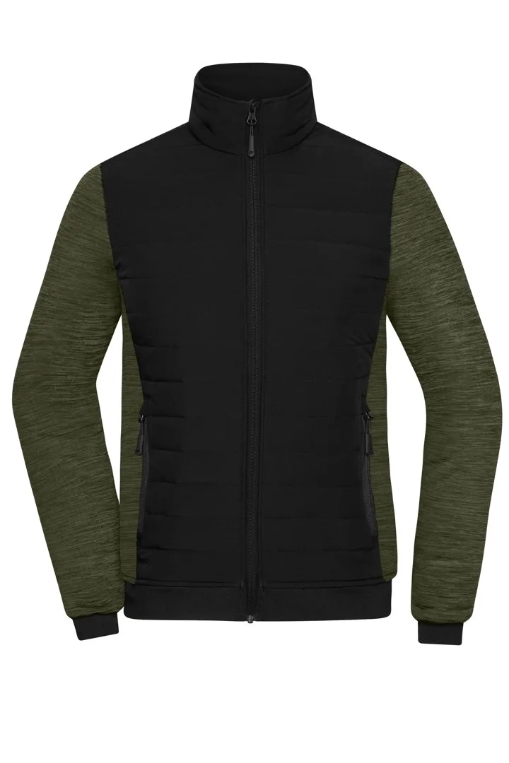 Black / Olive Melange