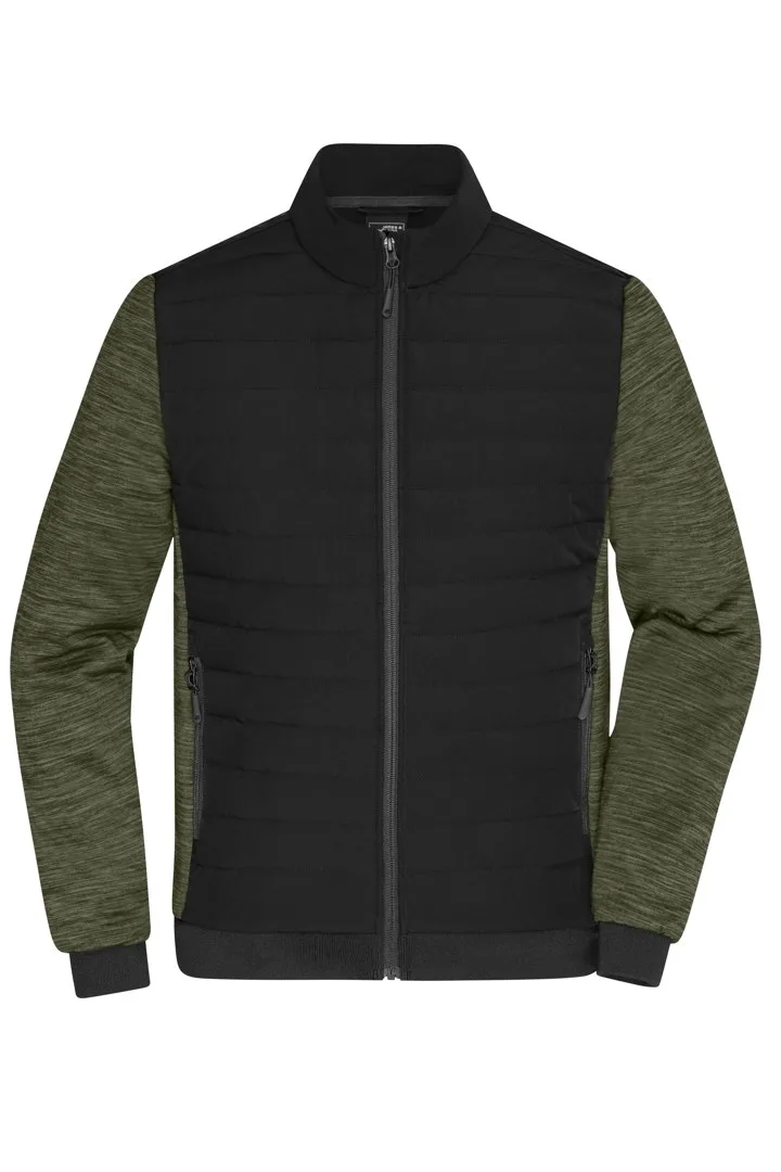 Black / Olive Melange