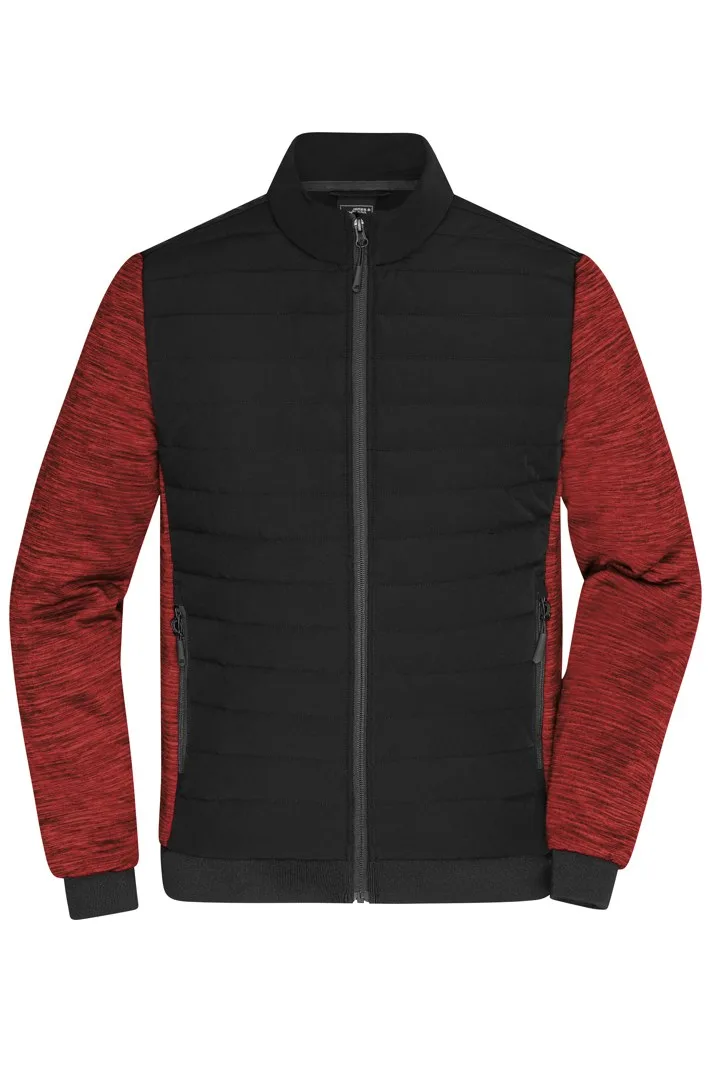 Black / Red Melange