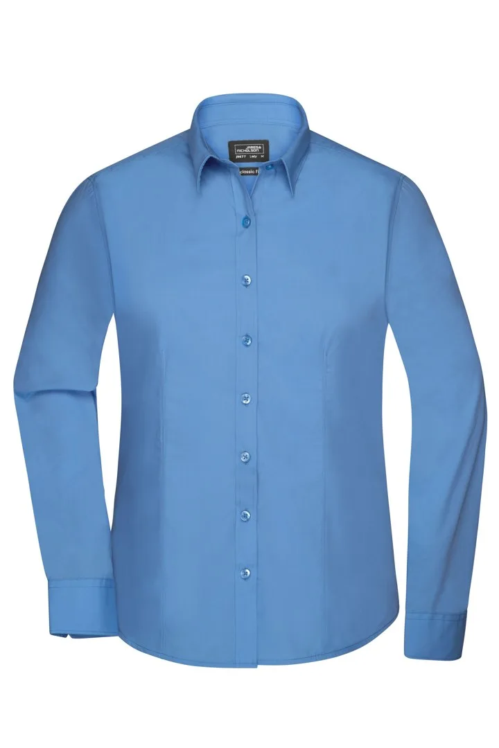 Ladies´ Shirt Longsleeve Poplin