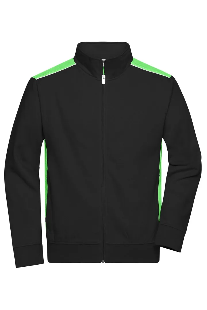 Men´s Workwear Sweat Jacket - COLOR -