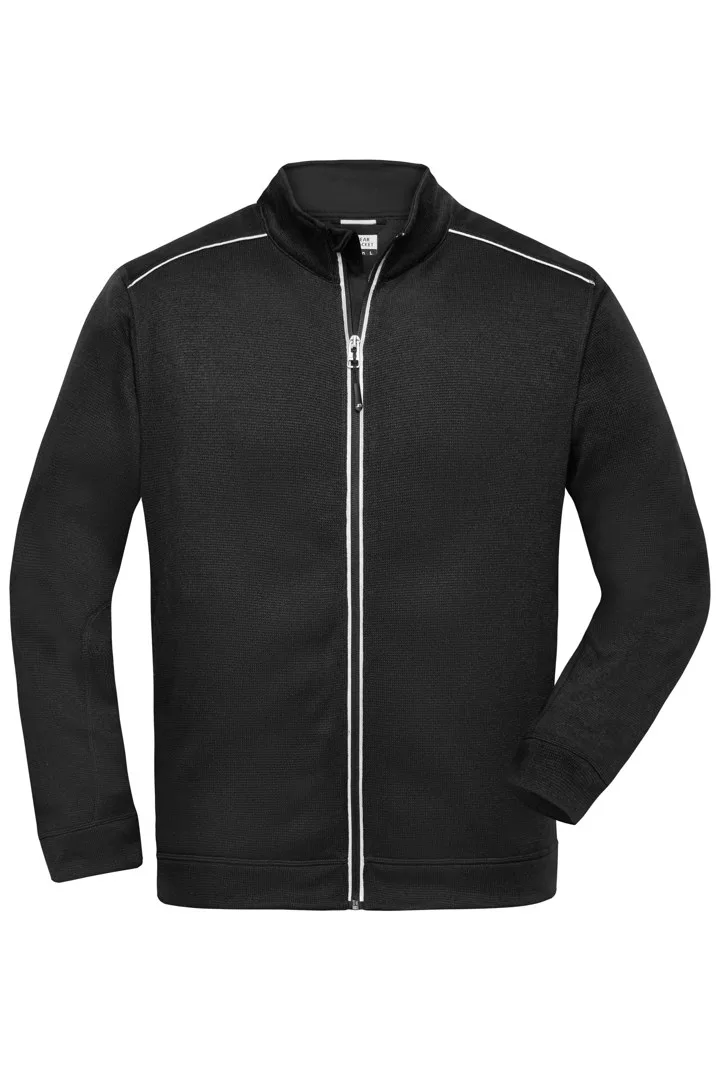 Men´s Knitted Workwear Fleece Jacket - SOLID -