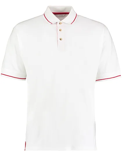 White / Bright Red