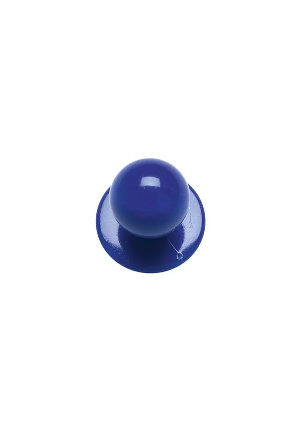 Kugelknöpfe Blau, 12 Stück / Pack