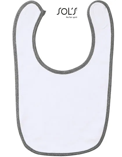 White / Melange Grey