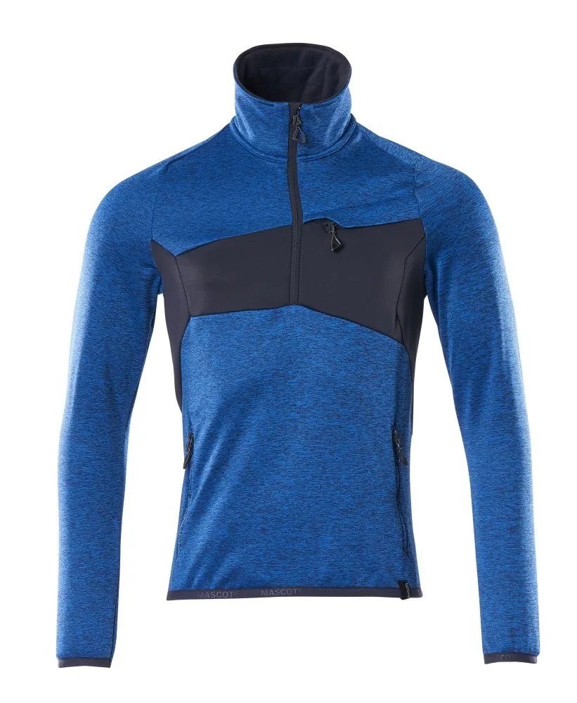 Fleecejacke mit kurzem Reißverschluss Accelerate