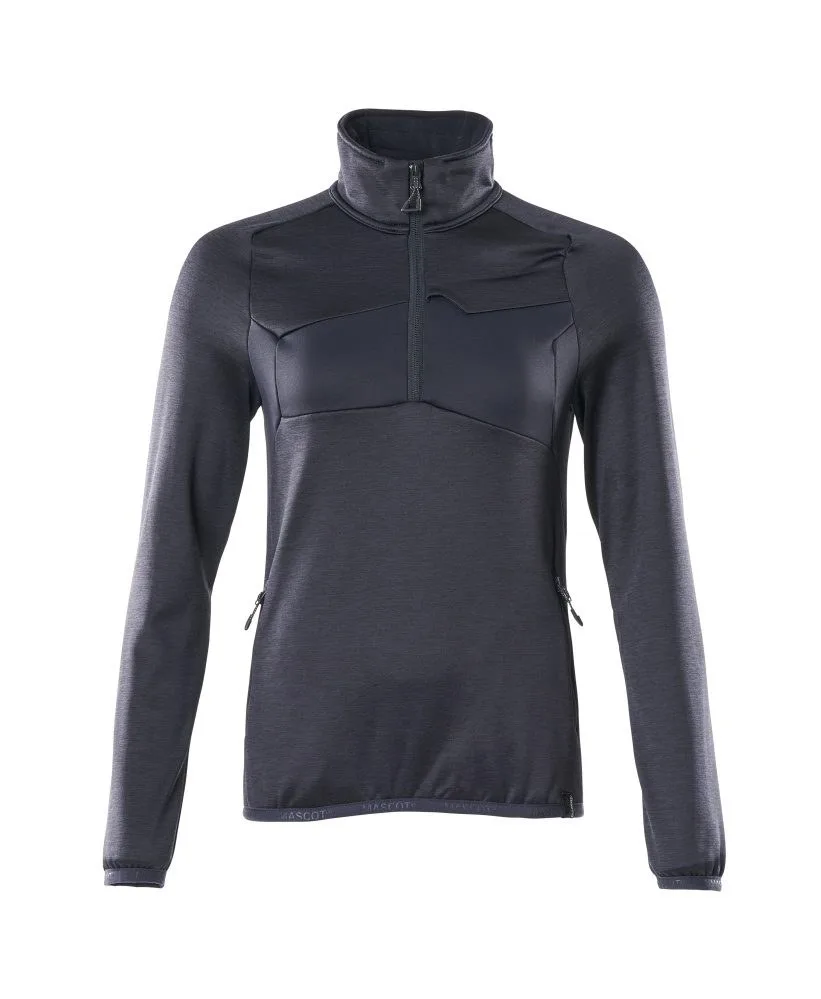 Fleecejacke mit kurzem Reißverschluss Accelerate