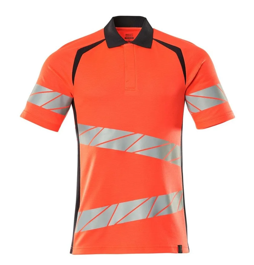Hi-vis Rot/Schwarzblau