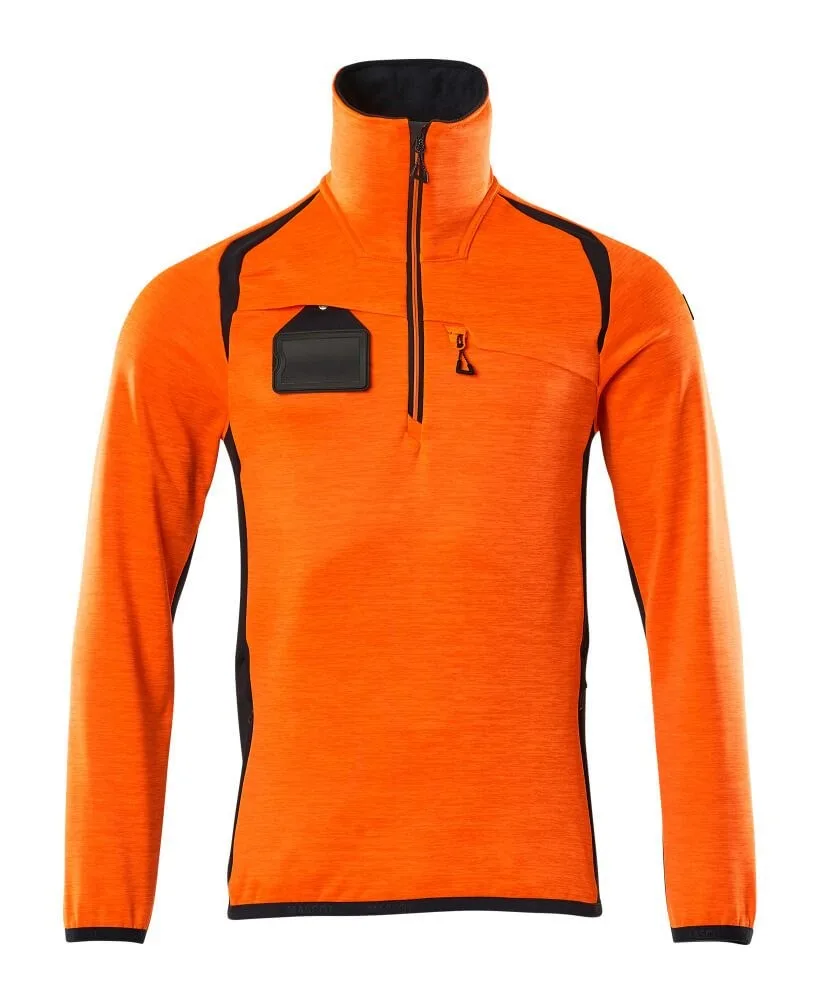 Fleecejacke mit kurzem Reißverschluss Accelerate Safe