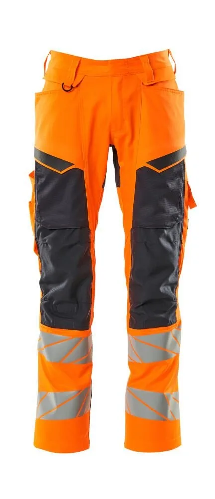 Hi-vis Orange/Schwarzblau