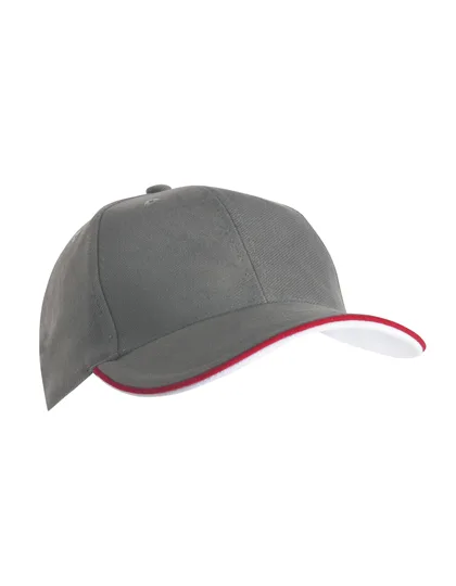 Dark Grey / Red / White