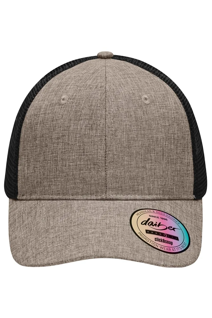6 Panel Mesh Cap Mélange